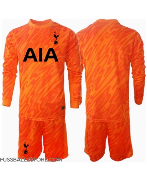 Günstige Tottenham Hotspur Torwart Auswärts Trikotsatzt Kinder 2024-25 Langarm (+ Kurze Hosen)